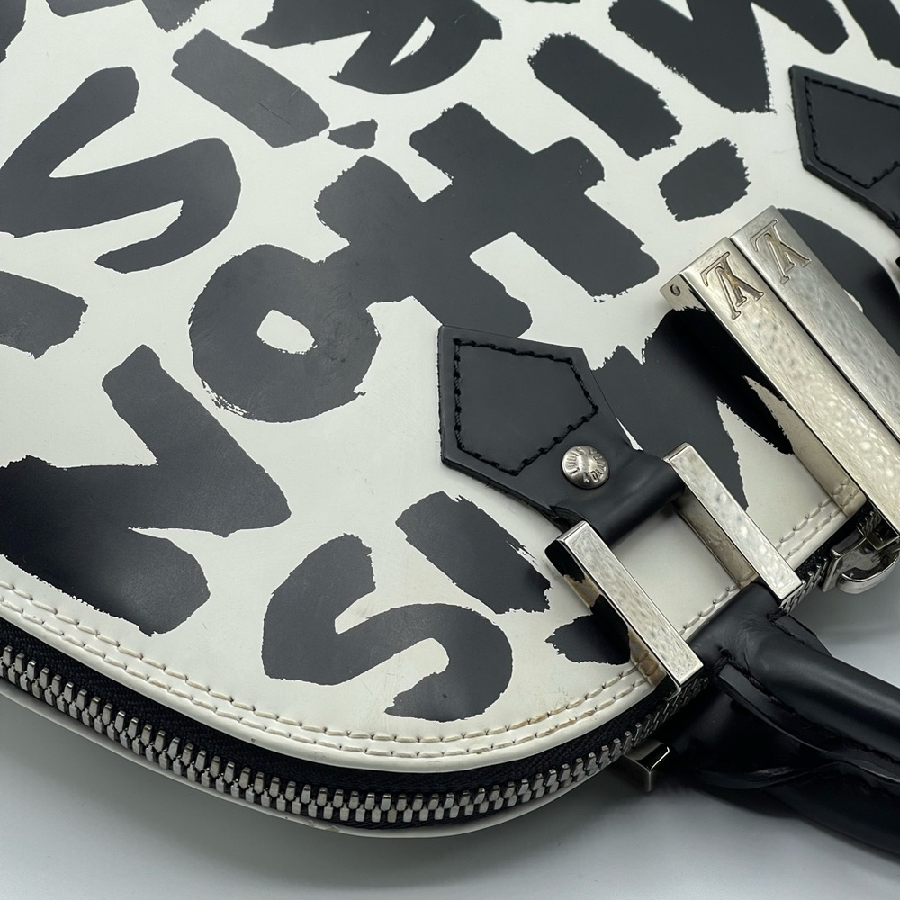 Louis Vuitton Graffiti Alma Stephen Sprouse MM Collector’s Rare Limited Handbag - Picture 10 of 16